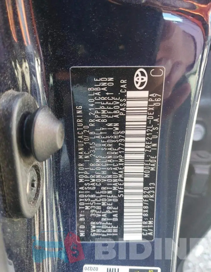 5YFEPMAEXMP177976 Photo# 12