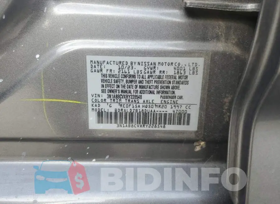 3N1AB8CVXRY228548 Photo# 12