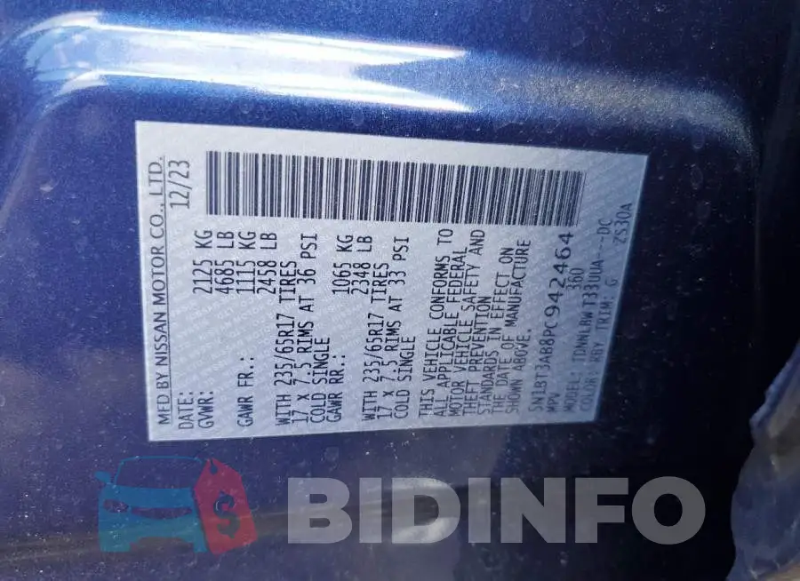 5N1BT3AB8PC942464 Photo# 14