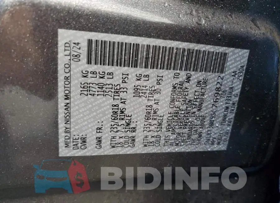 5N1BT3BB9SC769822 Photo# 13