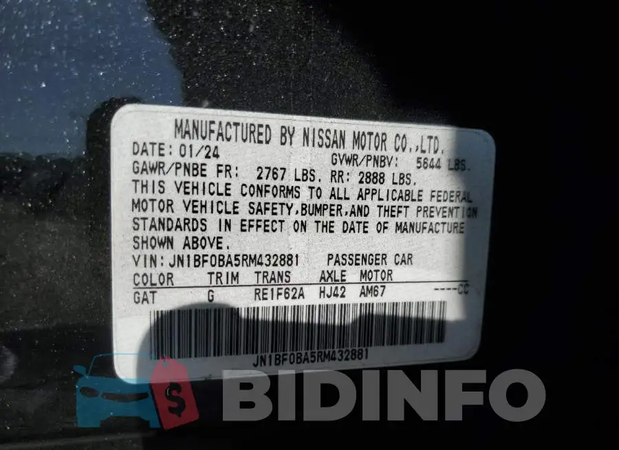 JN1BF0BA5RM432881 Photo# 13