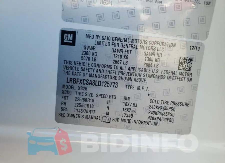 LRBFXCSA8LD125773 Photo# 13