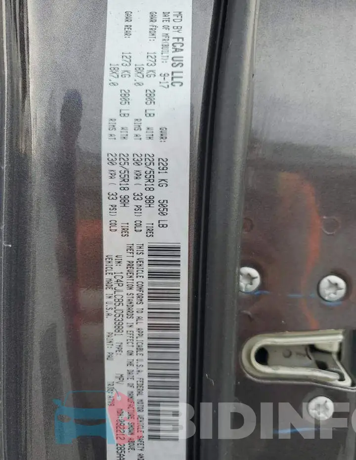 1C4PJLCB5JD539881 Photo# 13