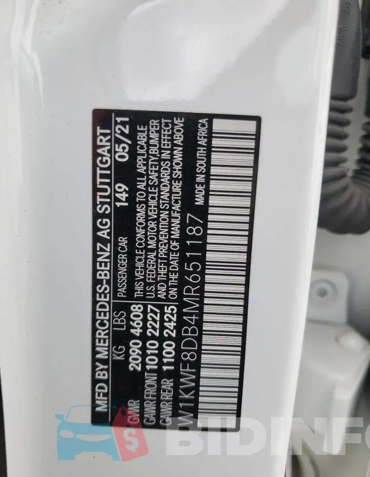 W1KWF8DB4MR651187 Photo# 12