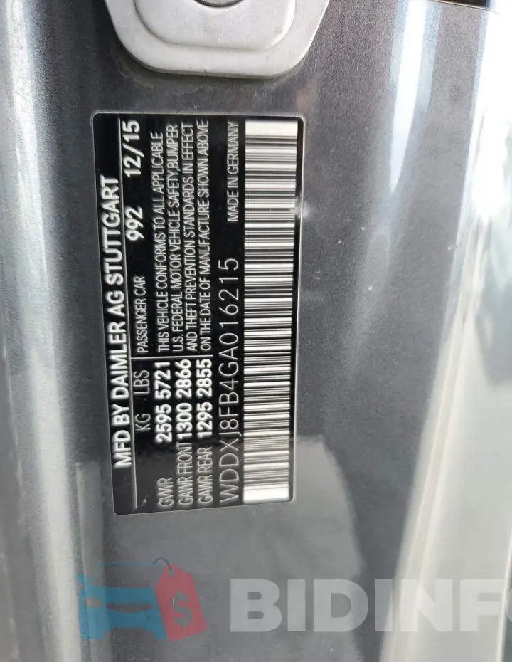 WDDXJ8FB4GA016215 Photo# 12