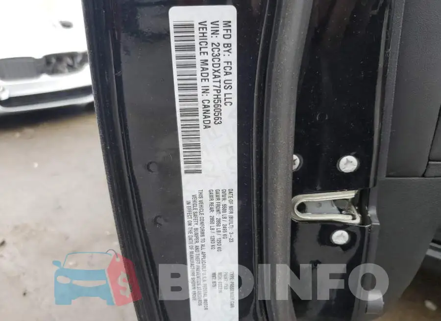 2C3CDXAT7PH560563 Photo# 13