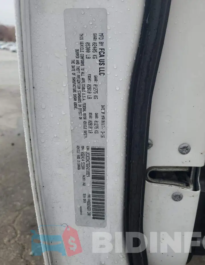 2C3CDXCT6GH218924 Photo# 12