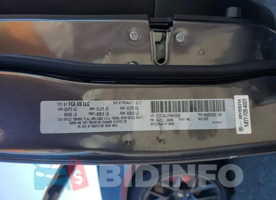 2C3CDXGJ7HH643286 Photo# 12