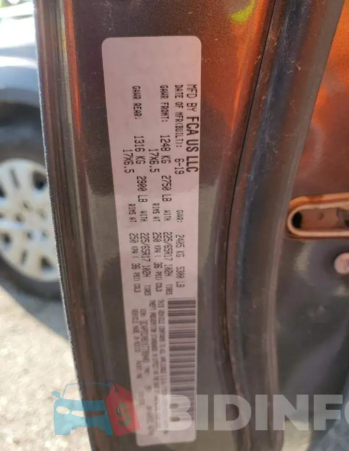 3C4PDCAB1KT789401 Photo# 13
