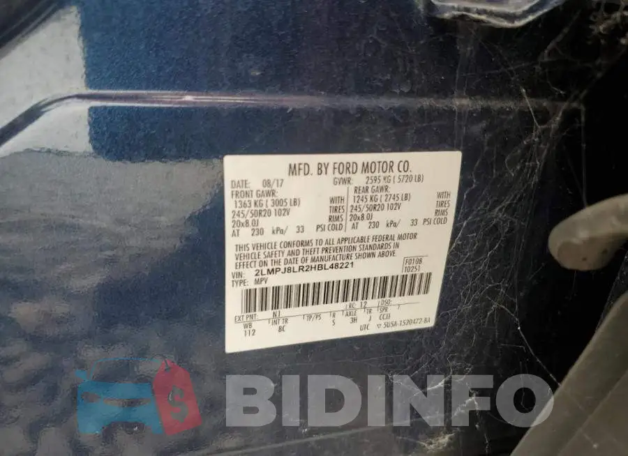 2LMPJ8LR2HBL48221 Photo# 13