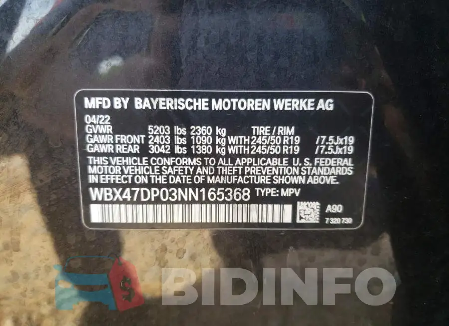WBX47DP03NN165368 Photo# 14