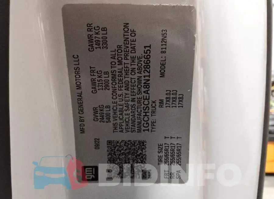 1GCHSCEA8N1286651 Photo# 12