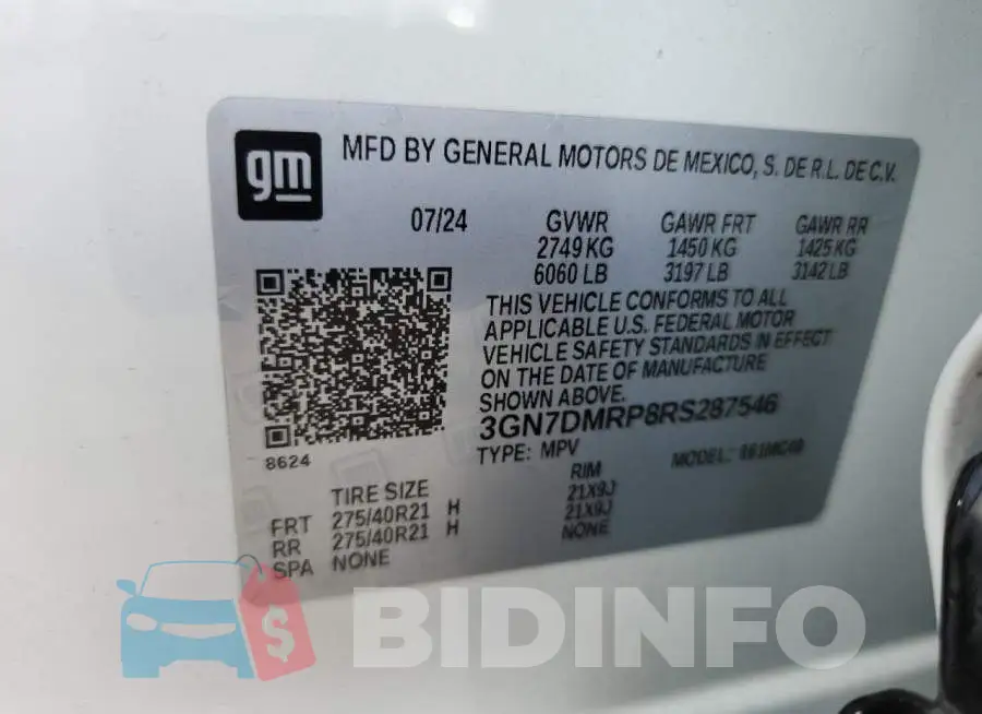 3GN7DMRP8RS287546 Photo# 13