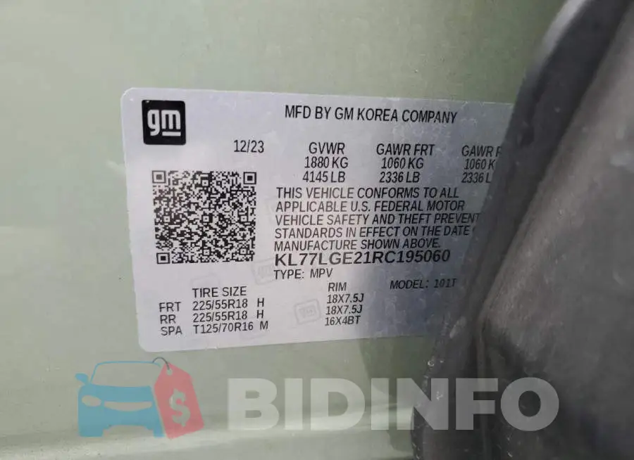 KL77LGE21RC195060 Photo# 12