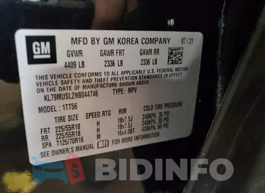KL79MUSL2NB044746 Photo# 14