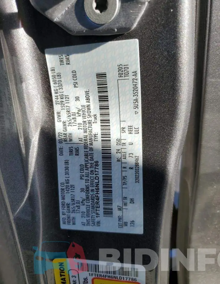 1FTER4FH6NLD17786 Photo# 12