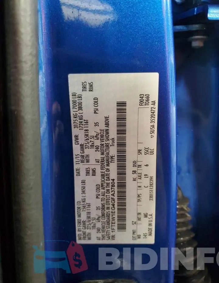 1FTEW1EG4GFA37804 Photo# 12