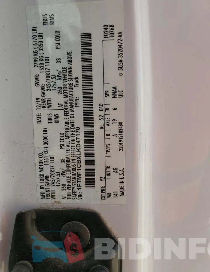 1FTMF1CBXLKD47170 Photo# 12