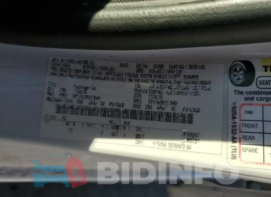 3FADP4EJ7GM157754 Photo# 12