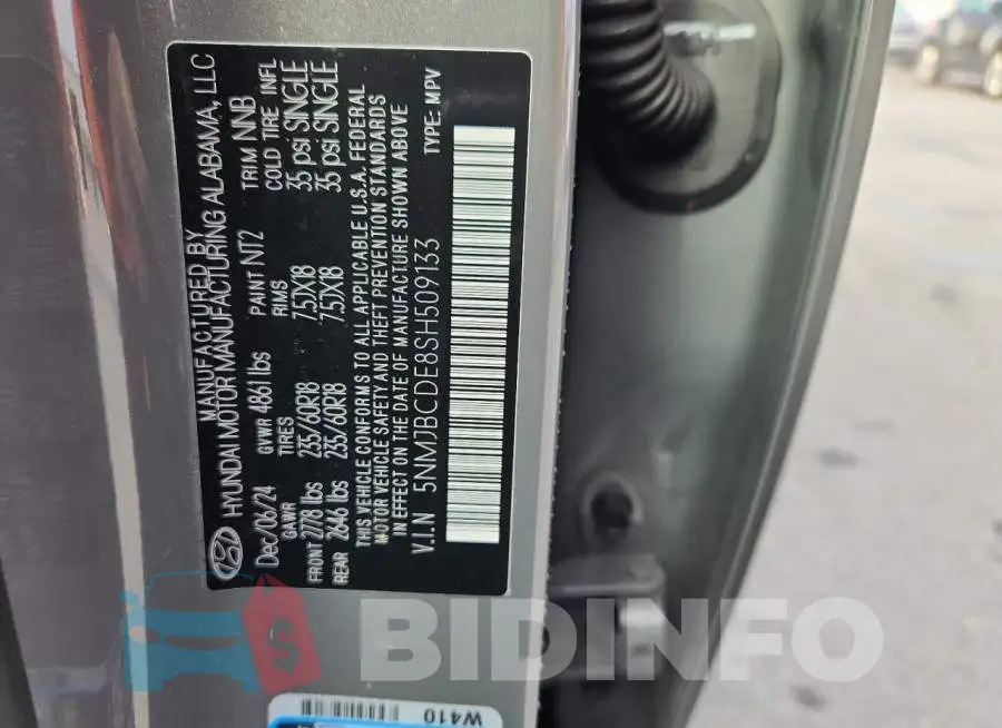 5NMJBCDE8SH509133 Photo# 12