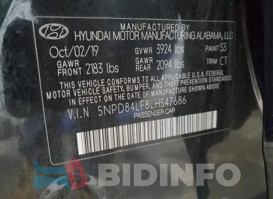 5NPD84LF8LH547686 Photo# 12