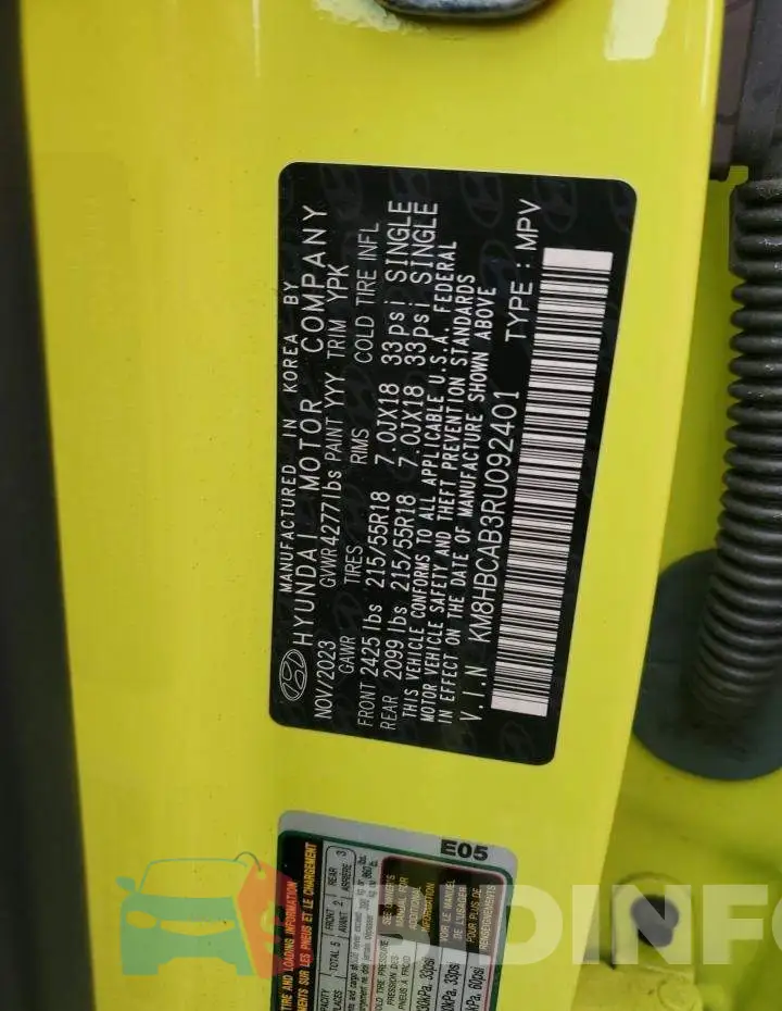 KM8HBCAB3RU092401 Photo# 13
