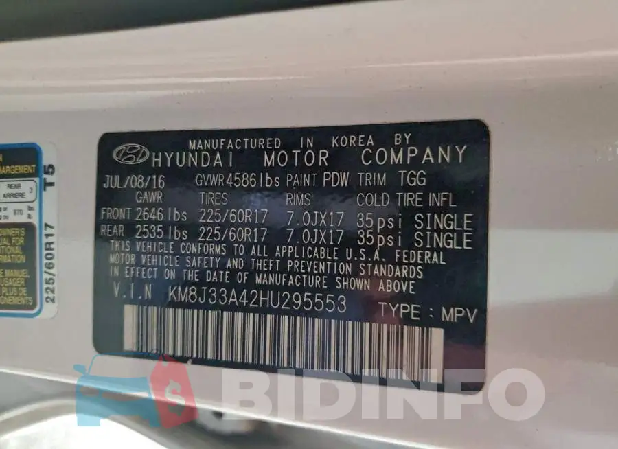 KM8J33A42HU295553 Photo# 13