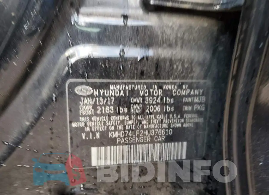 KMHD74LF2HU376610 Photo# 13