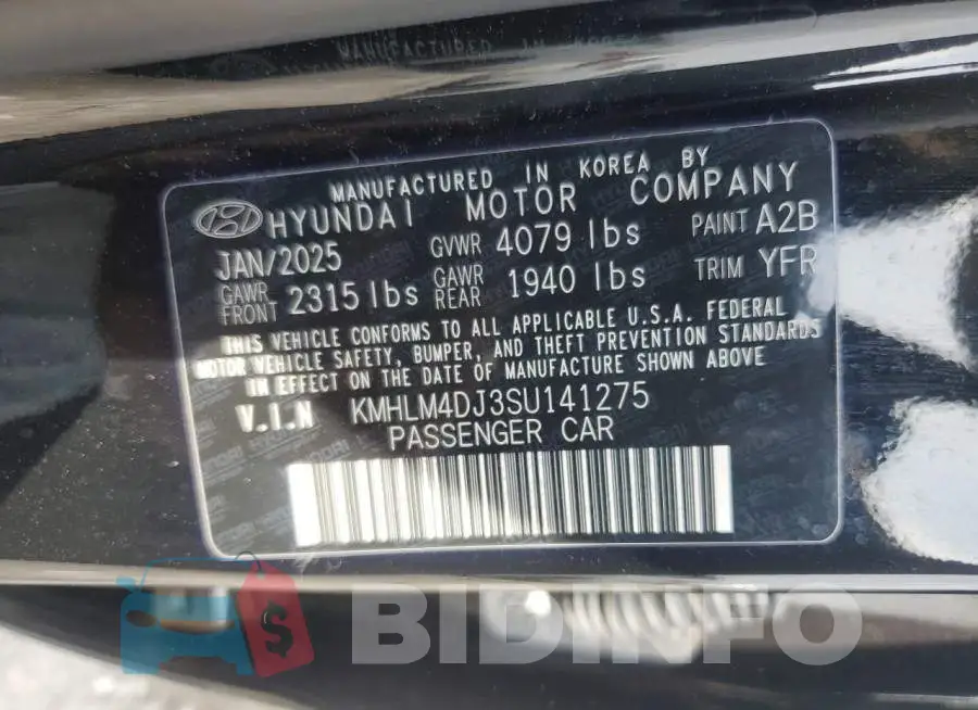 KMHLM4DJ3SU141275 Photo# 12