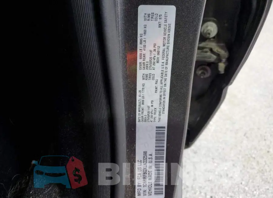 1C6RRFBGXLN332598 Photo# 13