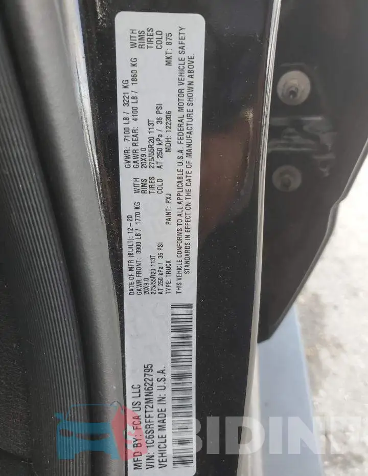 1C6SRFFT2MN622795 Photo# 13