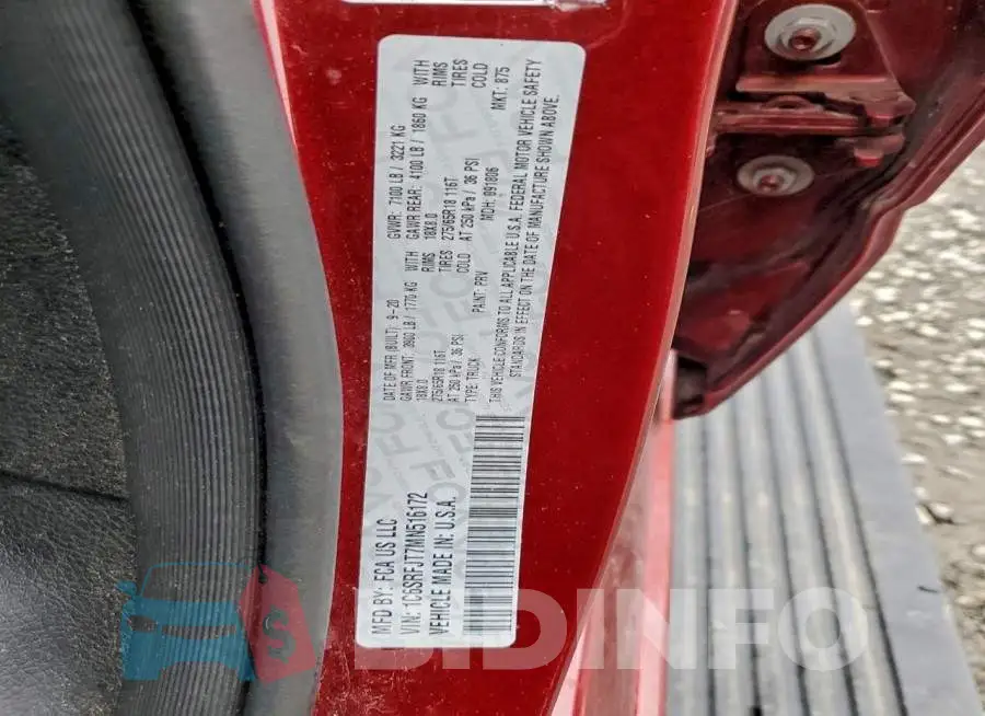 1C6SRFJT7MN516172 Photo# 12