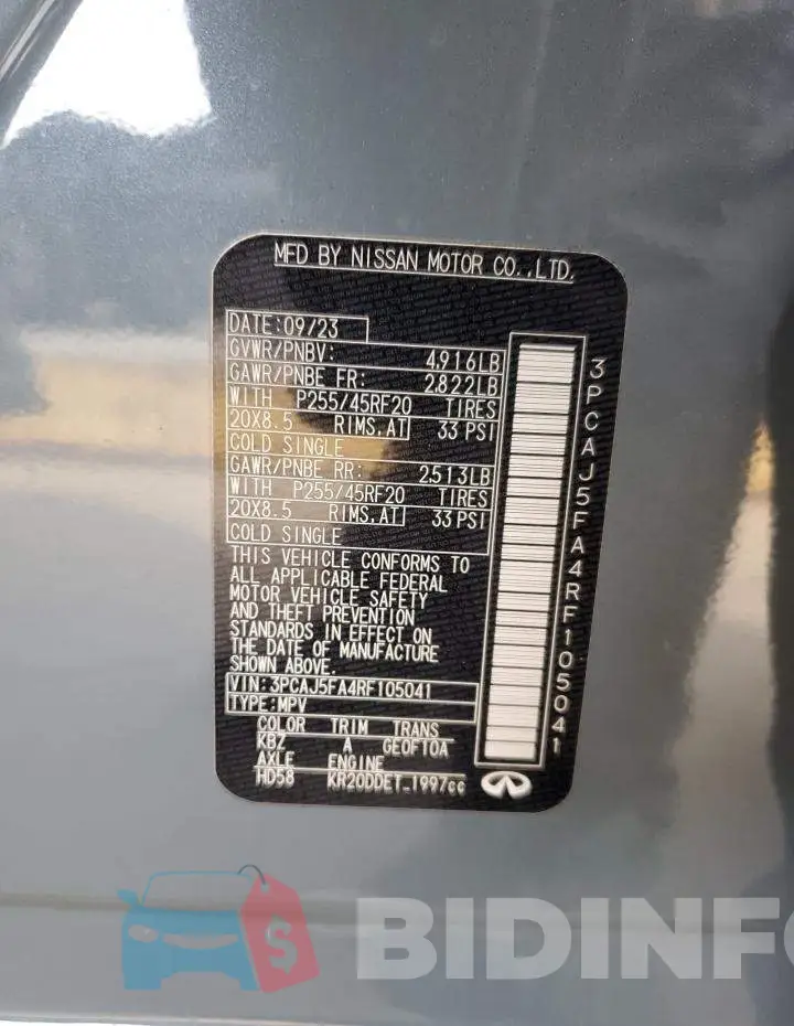 3PCAJ5FA4RF105041 Photo# 12