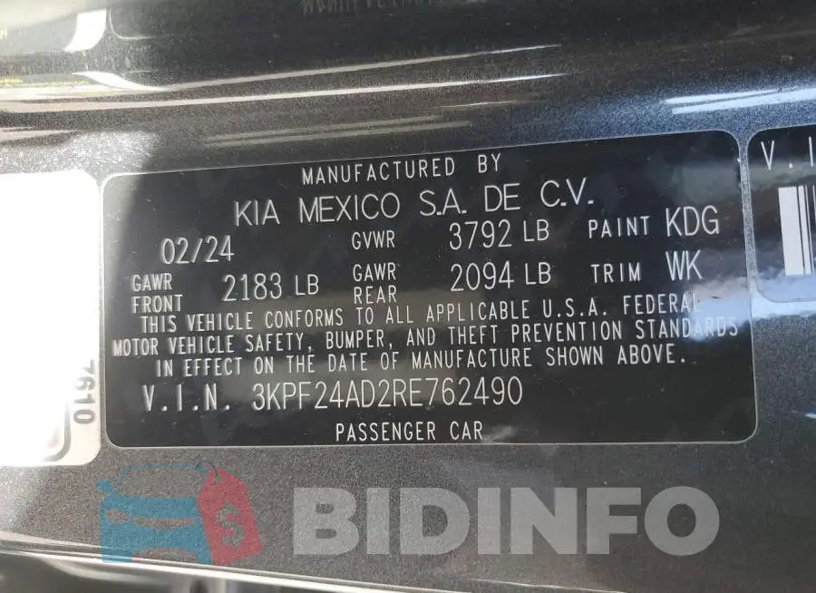 3KPF24AD2RE762490 Photo# 12