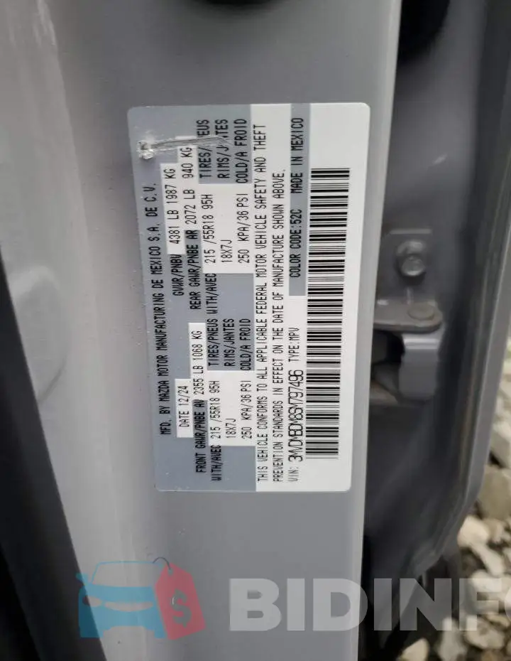 3MVDMBDM8SM797496 Photo# 12
