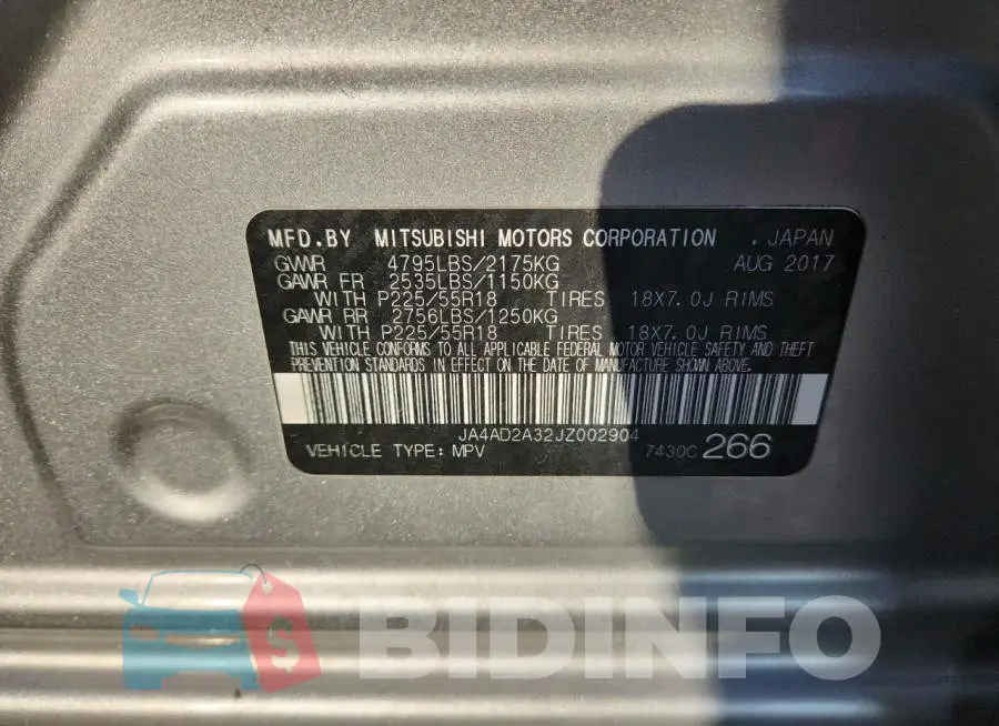 JA4AD2A32JZ002904 Photo# 13
