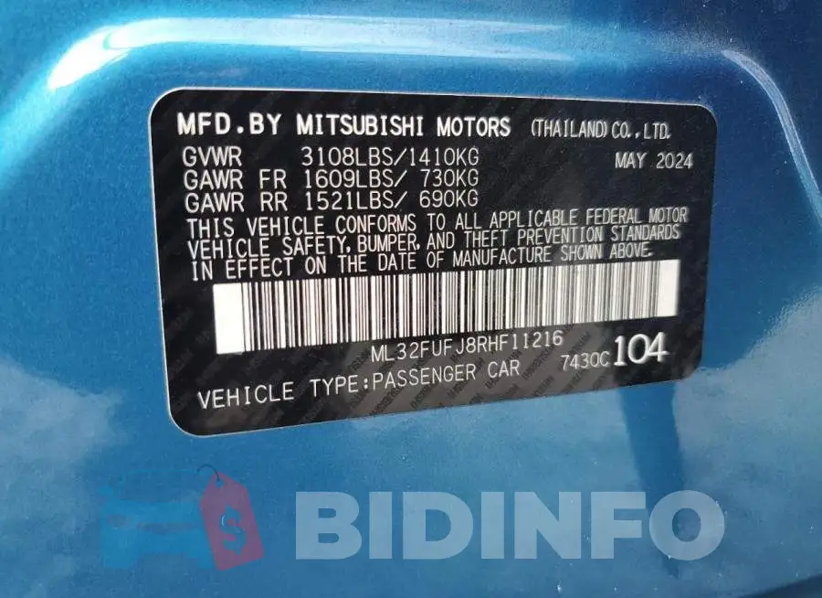 ML32FUFJ8RHF11216 Photo# 13