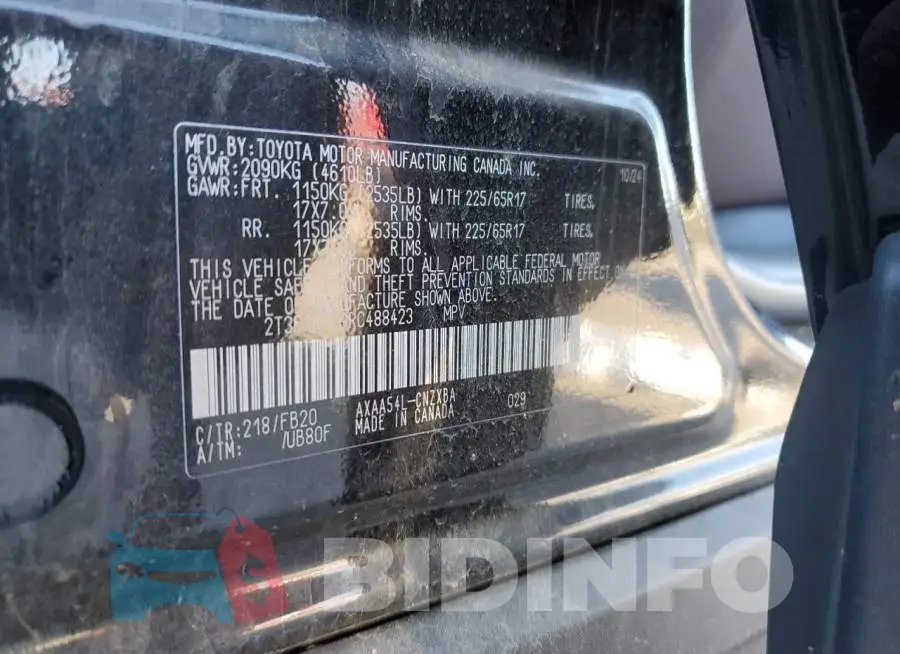 2T3F1RFV9RC488423 Photo# 13