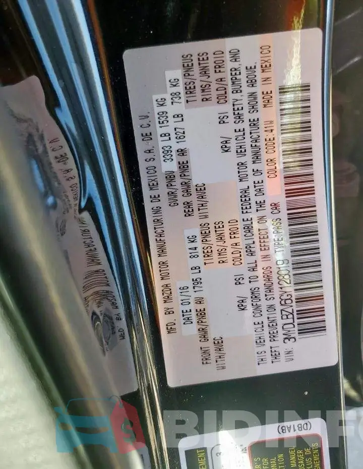 3MYDLBZV6GY128019 Photo# 13