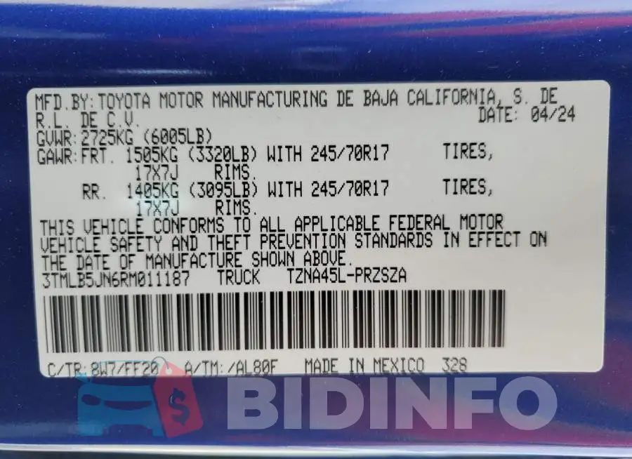 3TMLB5JN6RM011187 Photo# 13