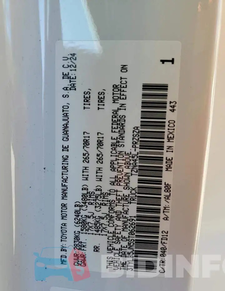 3TYLB5JN5ST062691 Photo# 12