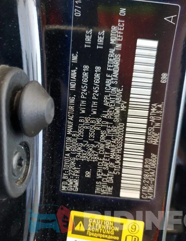 5TDJKRFH0GS502000 Photo# 14
