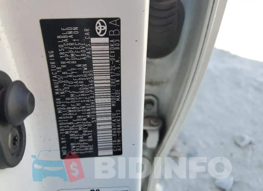 5YFBURHEXJP846595 Photo# 12