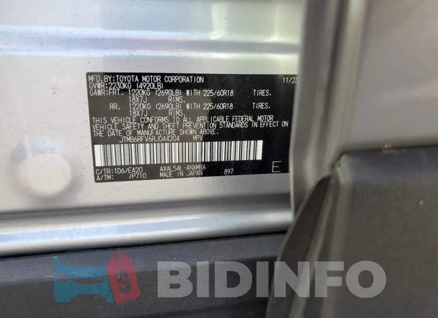 JTMB6RFV6RJ044204 Photo# 13