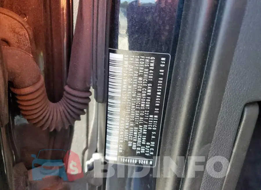 3VW517ATXHM813713 Photo# 12