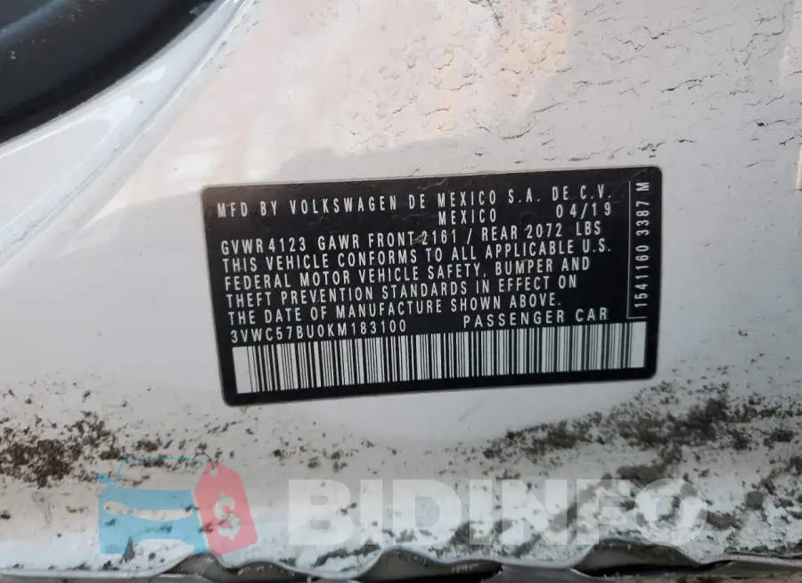 3VWC57BU0KM183100 Photo# 12