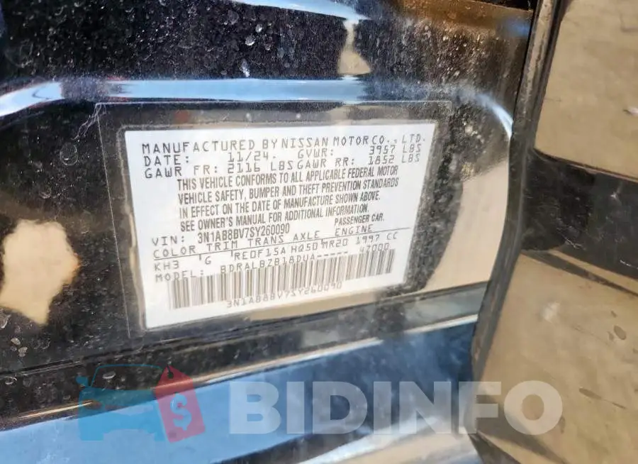 3N1AB8BV7SY260090 Photo# 13