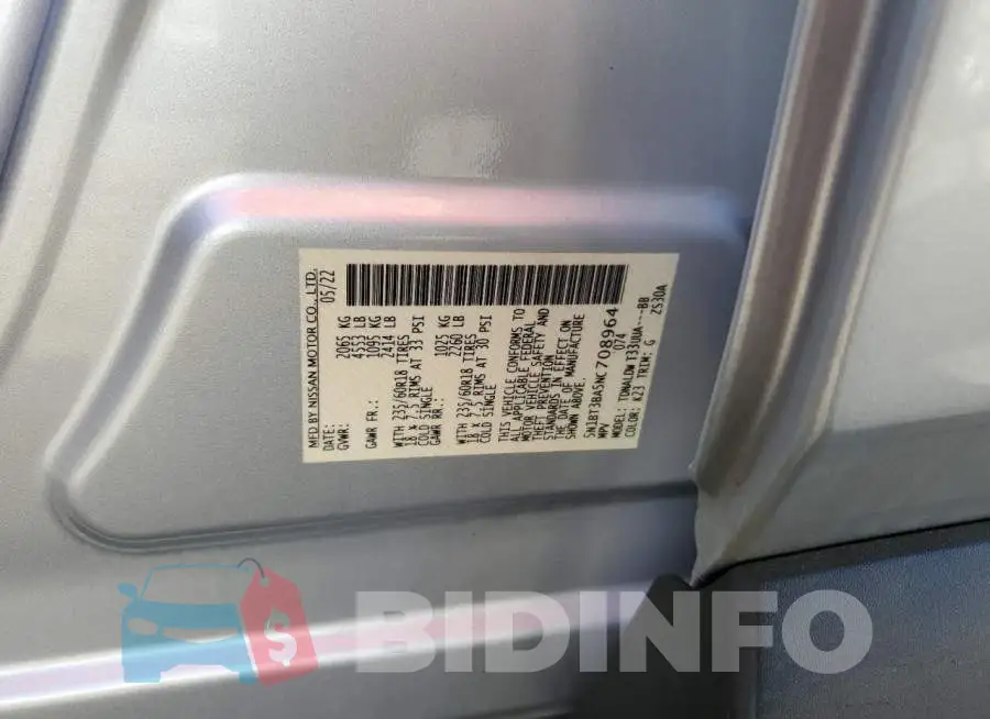 5N1BT3BA5NC708964 Photo# 13