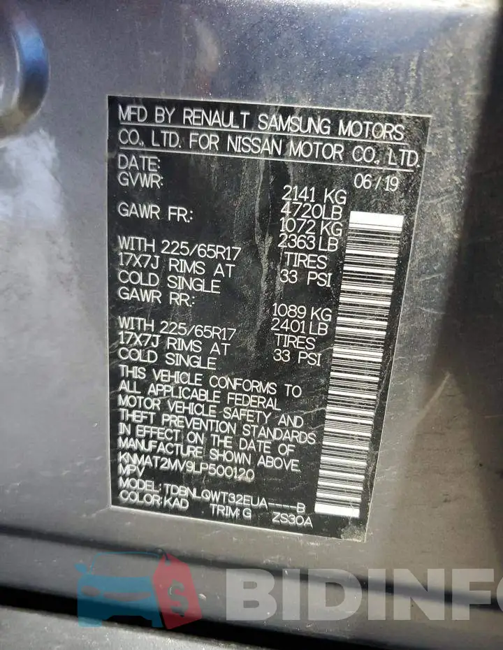 KNMAT2MV9LP500120 Photo# 13