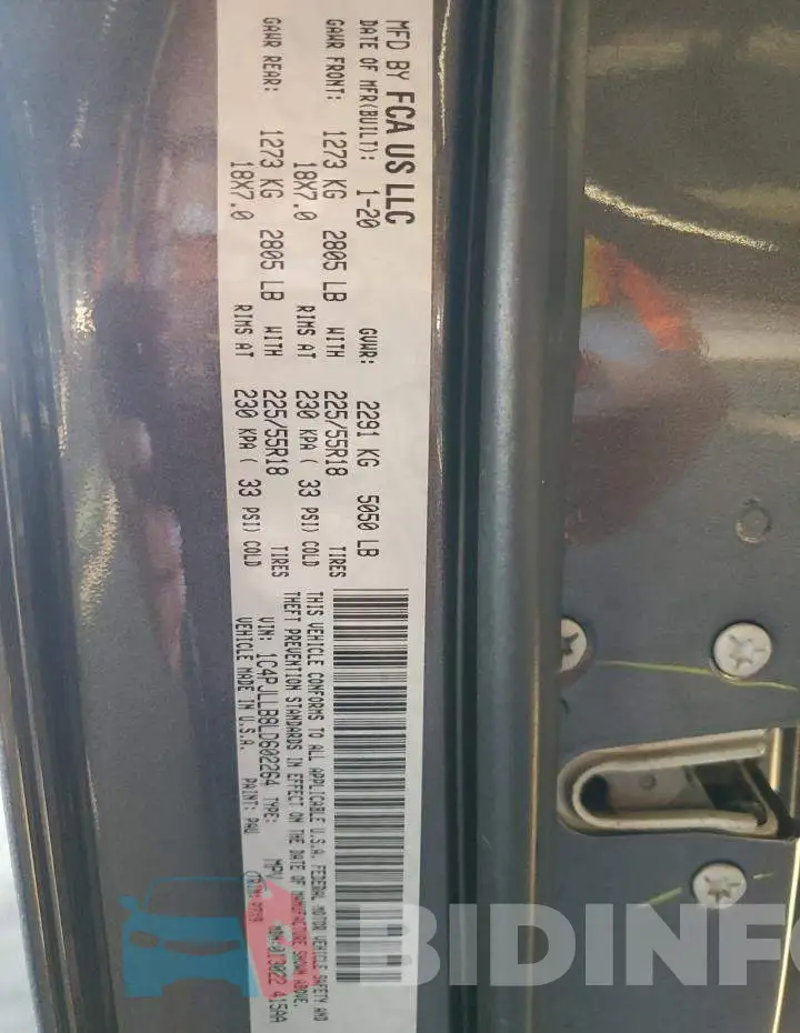 1C4PJLLB8LD602264 Photo# 13